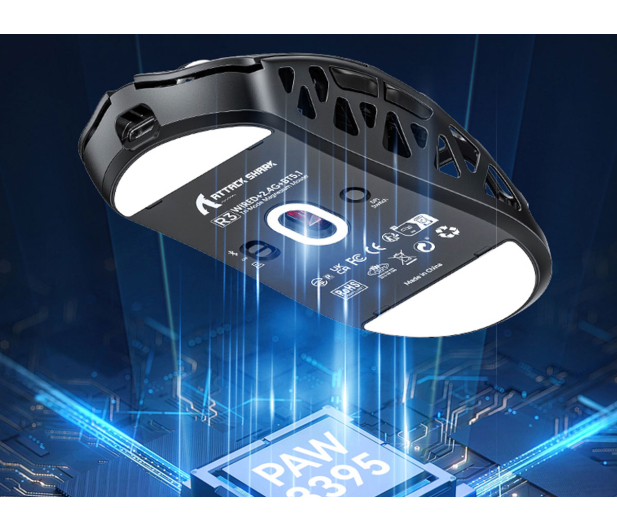 Attack Shark R3 Magnesium Alloy 8kHz/26kDPI PAW3395 czarna - 1545125 - zdjęcie 5